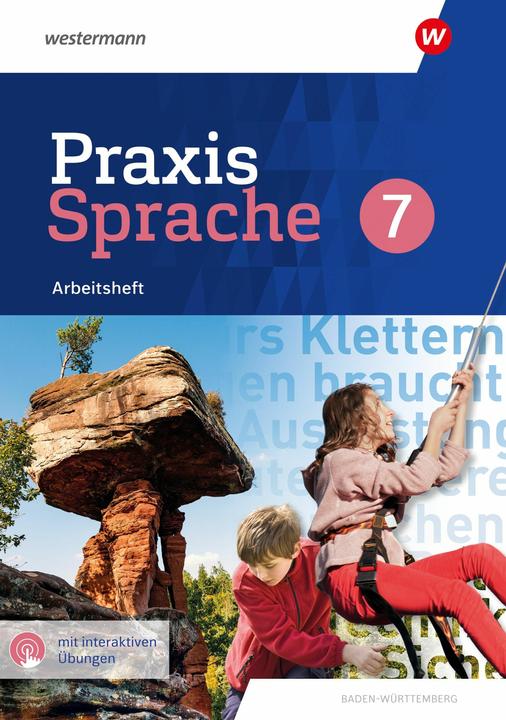 Produktbild Praxis Sprache 7. Arbeitsheft mit interaktiven bungen. Fr Baden-Wrttemberg (Deutsch, Ninaua, Linda/Kuch, Junker, Ann-Kristin/Nikolai, 2024)