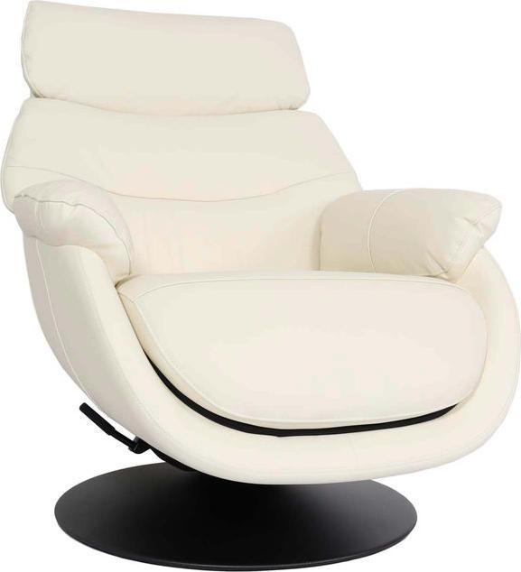 Immagine prodotto Mendler Poltrona relax con sgabello HWC-K99, poltrona TV, funzione dondolo girevole, metallo vera