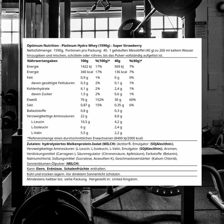 Produktbild Optimum Nutrition HydroWhey (Super strawberry, 1 Stk., 1600 g)