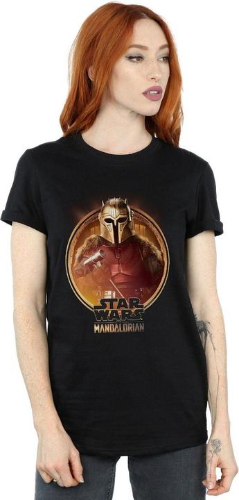 Immagine prodotto Star Wars The Mandalorian The Armorer Framed Maglietta Ampia Donna (XXL)