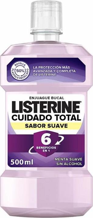 Produktbild Listerine Totale Sorgfalt Zero Alkohol Mundwasser 500ml (500 ml, Mundwasser)