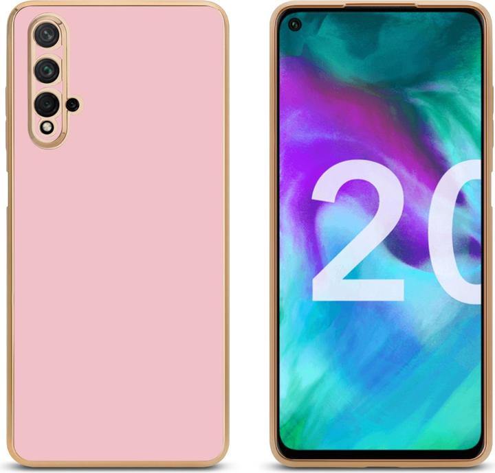 Produktbild Cadorabo Hülle für Honor 20 / 20S / Huawei NOVA 5T im TPU mit Kameraschutz LM130 Style (Huawei Nova 5T, TCL 20S, LG K20)