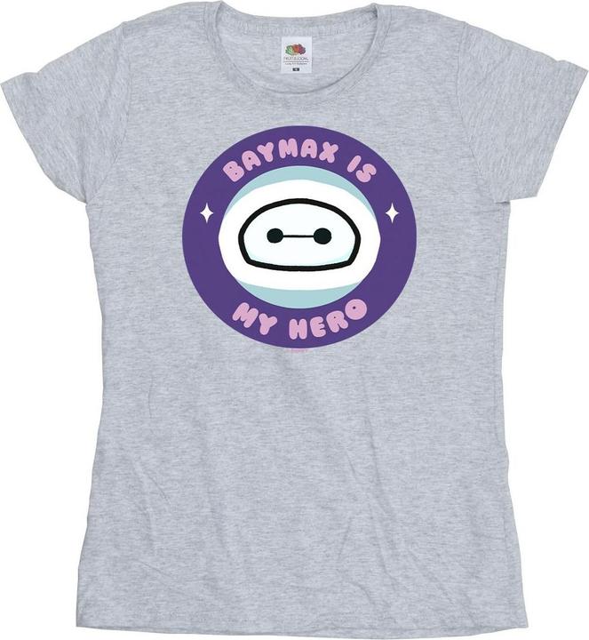 Immagine prodotto Disney Big Hero 6 Baymax My Hero Pocket Maglietta Donna (M)