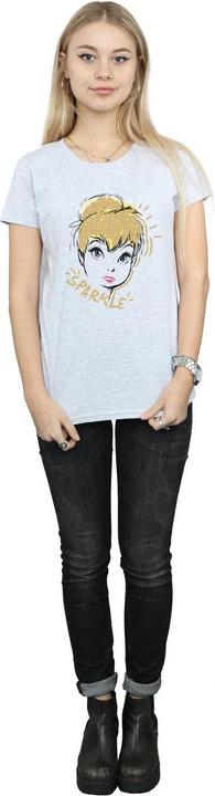 Actual product image Disney Womens/Ladies Tinkerbell Sparkle Cotton T-Shirt (M)
