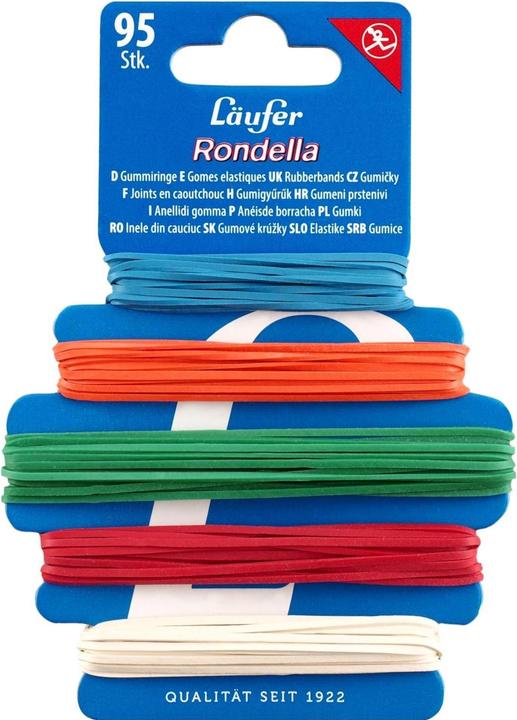 Actual product image Läufer Rondella Rubber Ring Card (95 pcs.)