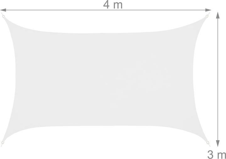 Immagine prodotto Relaxdays vela-parasole (400 x 300 x 0,1 cm)