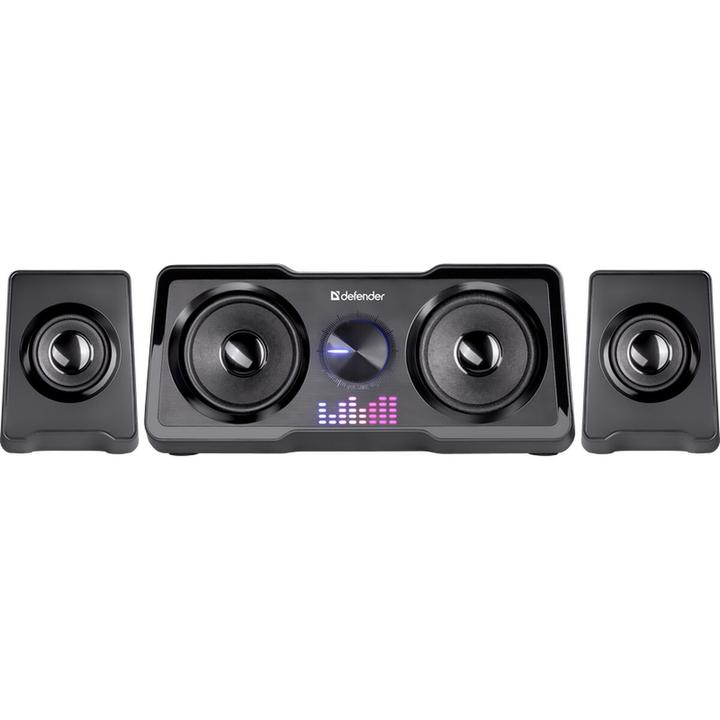 Image du produit Defender Enceintes d'ordinateur SOUNDWALL 2.1 Enceintes USB RVB 16 W avec rétroéclairage