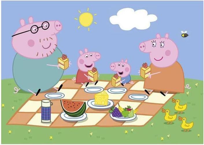 Actual product image Clementoni Puzzle Peppa Pig, 2x60pcs. (60 pieces)