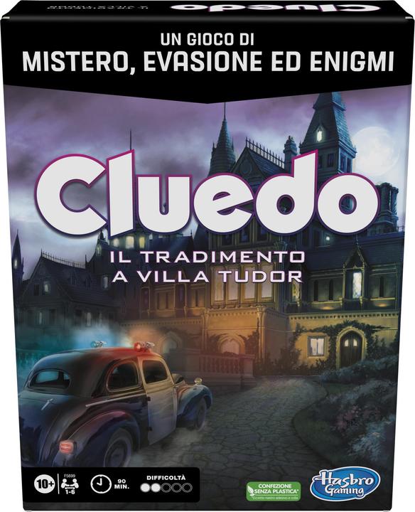 Produktbild Hasbro Gaming Cluedo Verrat in der Villa, ein Krimi- und Rätselspiel, kooperatives Familien-Brettspiel ab 10 Jahre (Italienisch)