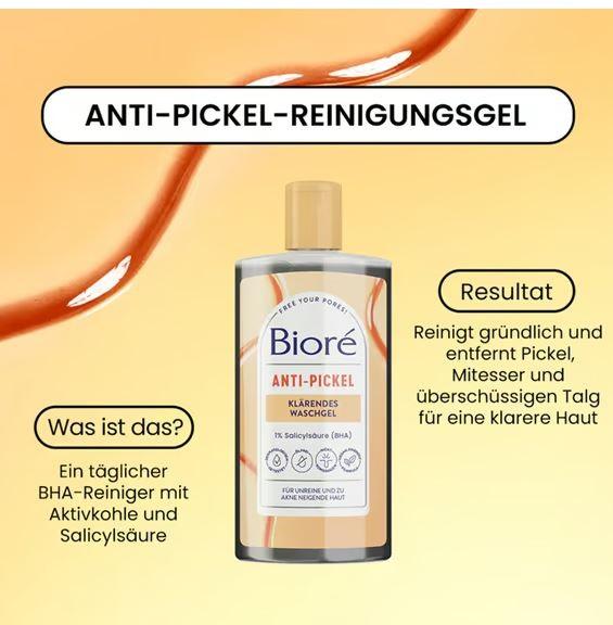 Actual product image Bioré Anti-pimple wash gel (Gel, 200 ml)