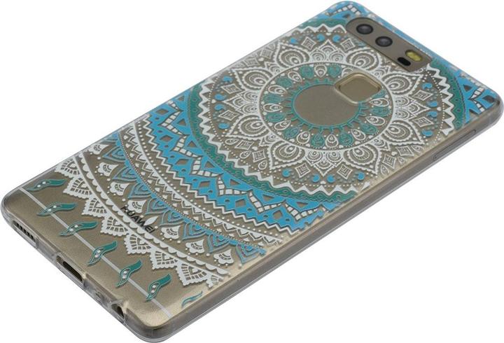 Actual product image König Design Henna Cover for Huawei Nova 2 Case Protective Cover Silicone Bumper Cases Sun Blue (Nova 2)