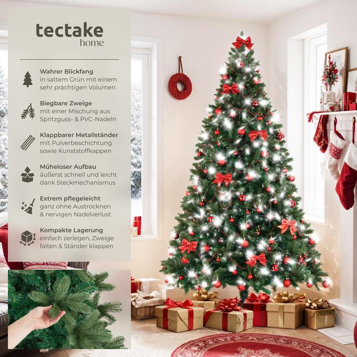 Image du produit tectake Künstlicher Weihnachtsbaum Prancer, Spritzgussnadeln