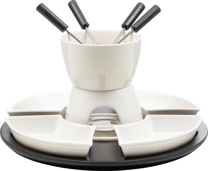 Actual product image HI Fondue set 11 pieces with pot warmer and forks (Fondue Bourguignonne)