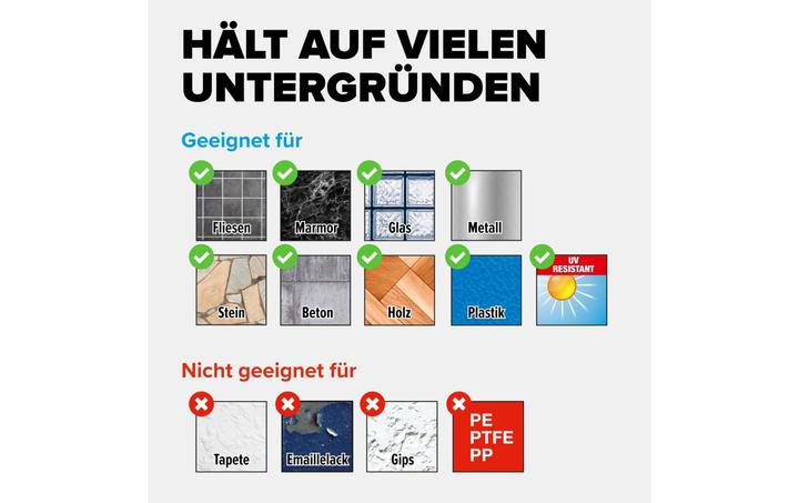 Produktbild tesa SPAA Duschstange inkl. Klebelösung ohne Bohren