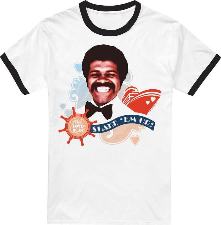 Actual product image The Love Boat Unisex Adult Shake Em Up T-Shirt (S)