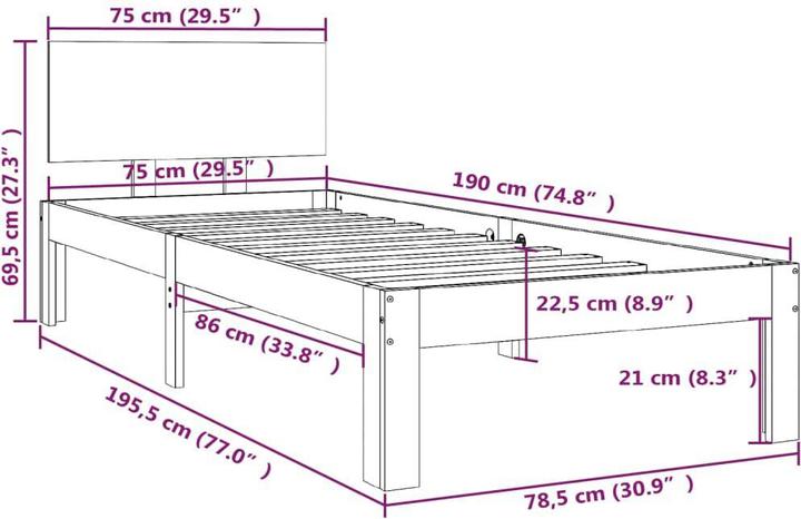 Immagine prodotto VidaXL Primula (75 x 190 cm)