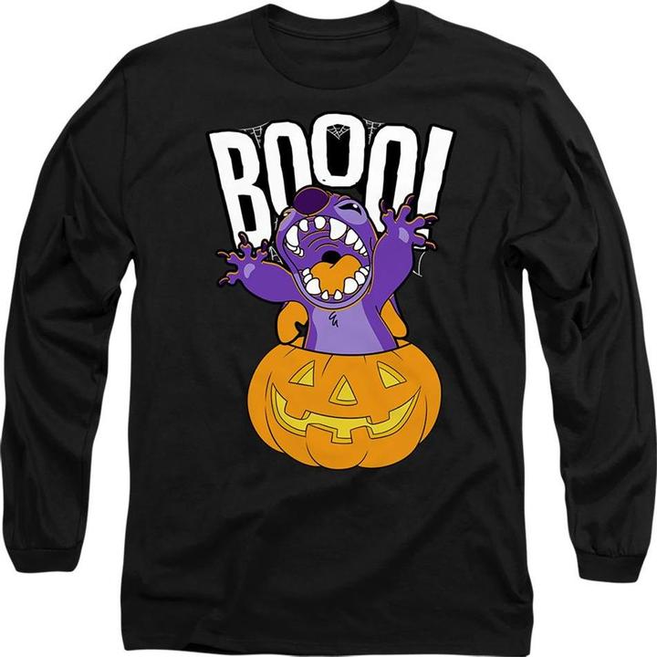 Produktbild Lilo & Stitch Laughing Pumpkin TShirt (XL)