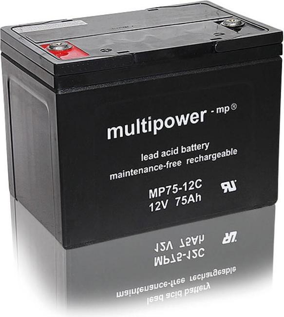 Immagine prodotto Multipower MP75-12C batteria AGM (12 V, 75 Ah)