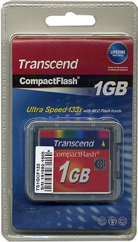 Actual product image Transcend Compact Flash Card (1 GB, CF)