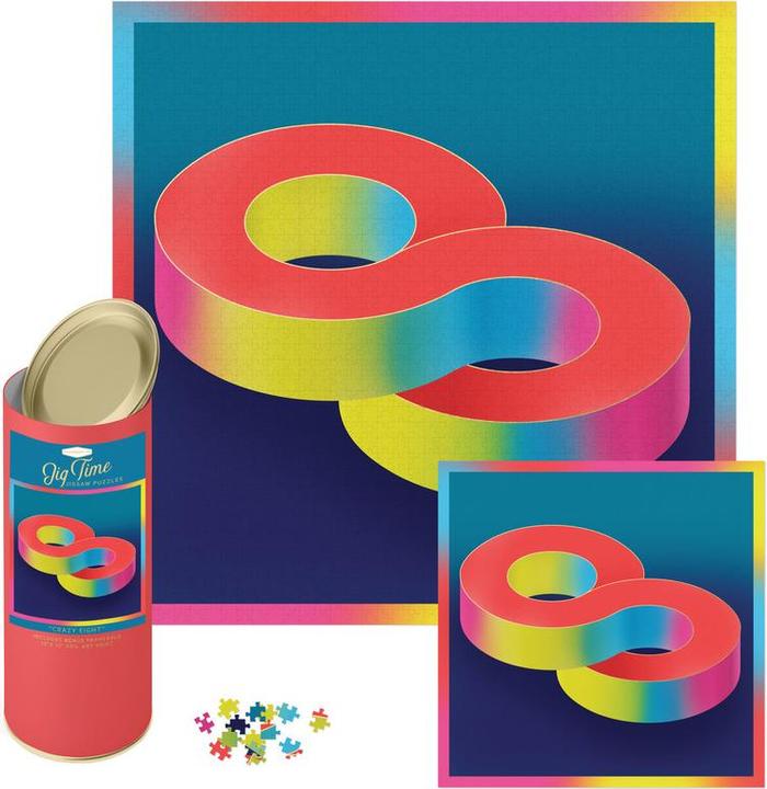 Produktbild Designworks Jigsaw Puzzle - Crazy 8 Color Blast (1000 Teile)