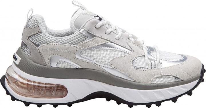 Immagine prodotto Dsquared2 bubble sneakers in leather and technical fabric color white/silver (42)