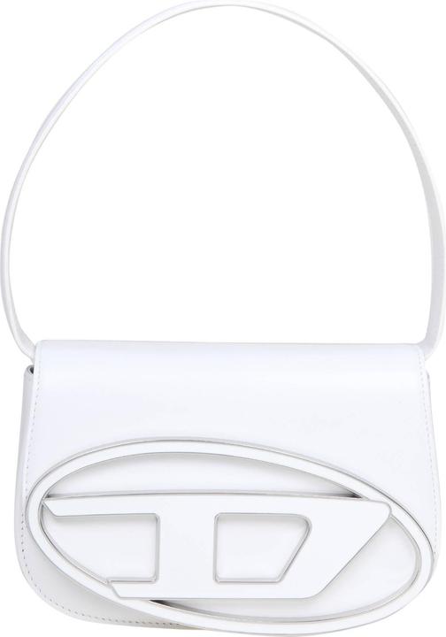 Diesel 1dr shoulder bag in white leather