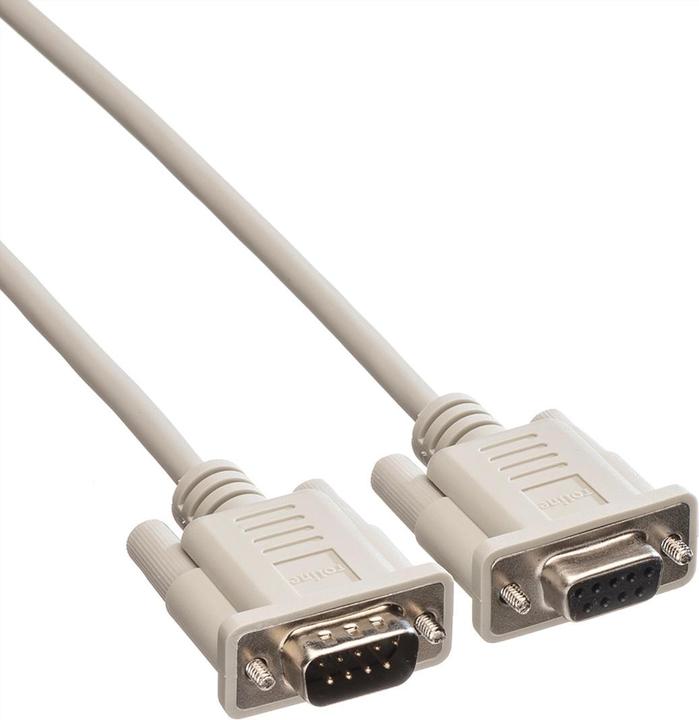 Actual product image Roline RS232 cable M-F (1.80 m, VGA)