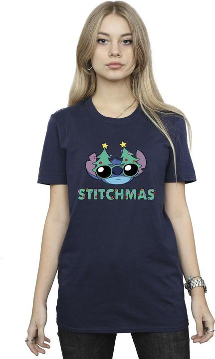 Image du produit Disney - T-shirt LILO & STITCH STITCHMAS GLASSES - Femme (XL)