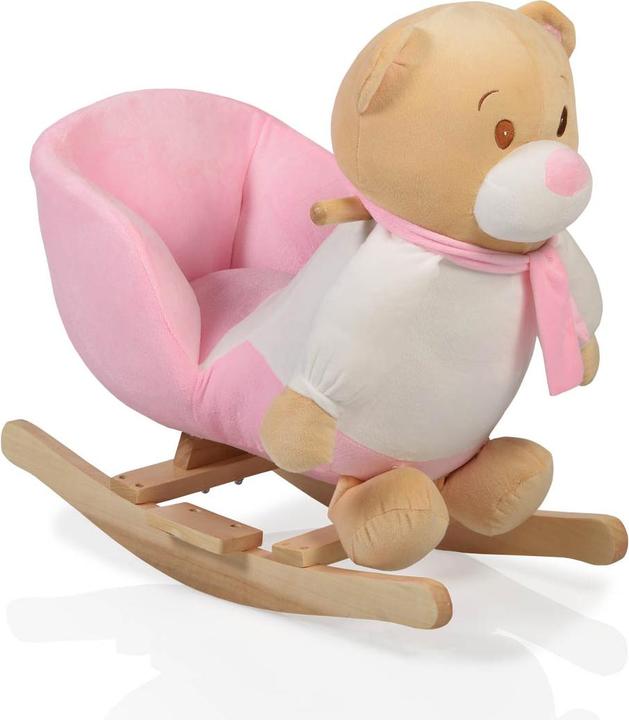 Produktbild Moni Plüsch Schaukeltier Bär rosa WJ-635