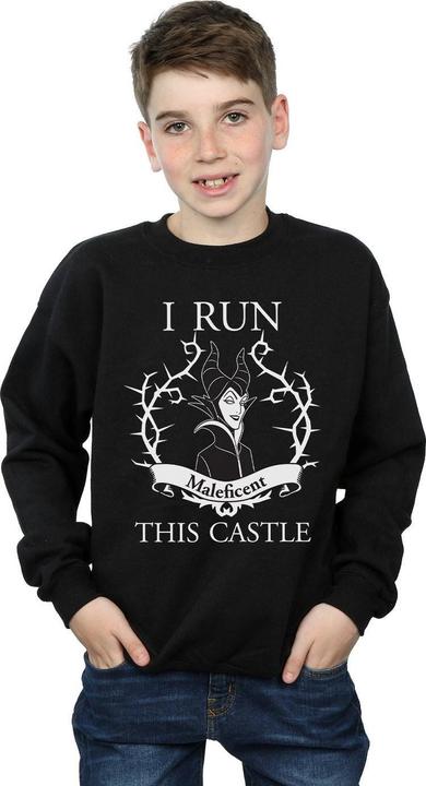 Actual product image Disney Boys Maleficent I Run This Castle Sweatshirt (140, 146)
