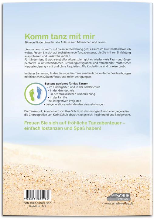 Actual product image Come dance with me - Volume 2 (incl. music download) (German, Karin Shoe, Uwe Schuh, Martin Shoe, Sissi Katefidis, 2022)