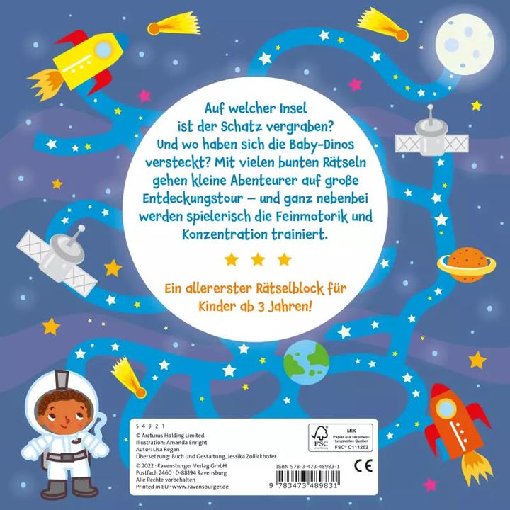 Actual product image Ravensburger Mein allererster Rätselblock - Lieblingsrätsel (German, Lisa Regan, Amanda Enright, 2022)