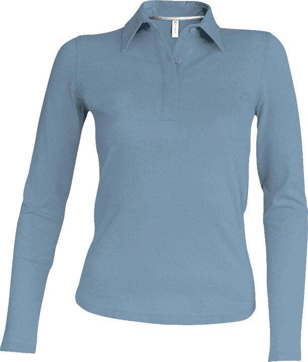 Produktbild Kariban Damen Poloshirt mit langen Ärmeln (M)