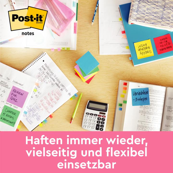 Image du produit Post-it Papillons adhésifs suspendus 76x63,5mm 75feuilles jaune/vert (64 x 76 mm)