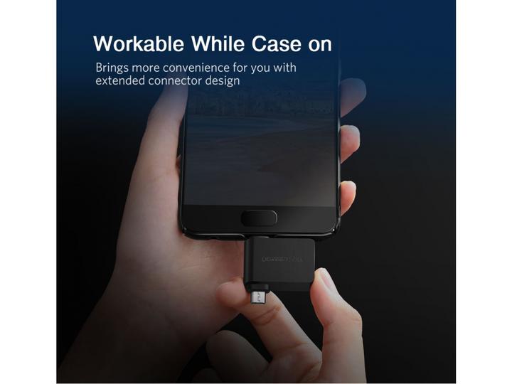 Immagine prodotto Ugreen Adattatore micro USB + USB-C a USB-A 3.0 (USB tipo C, USB-A)