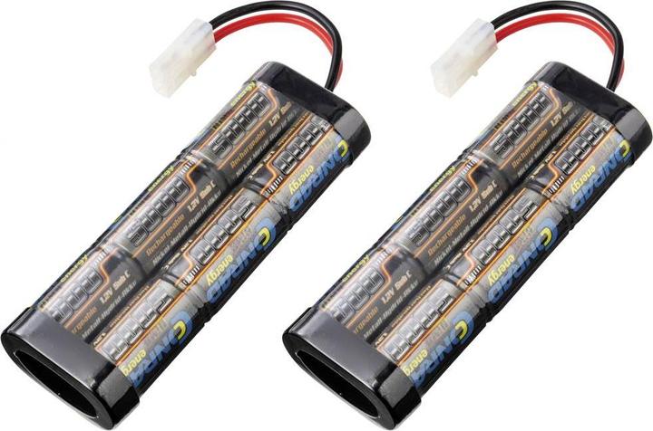 Conrad energy Model battery pack (NiMh) 7.2V 5000 mAh Number of cells: 6 Stick Tamiya (7.20 V, 5000 mAh)