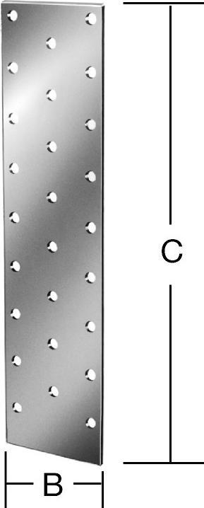 Produktbild Vormann Lochplatten sendzimir verzinkt 200 x 60 mm