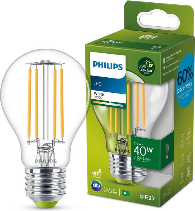 Productafbeelding Philips Lamp (E27, 2.30 W, 485 lm, 1 x, A)