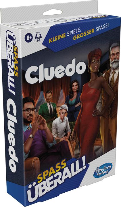 Actual product image Hasbro Gaming Cluedo Compact, portable game for 3-6 players, travelling game for children, fun anywhere (German)