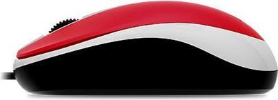 Actual product image Genius KYE 310105109 optical mouse with cable DX-120, Red (Cable)