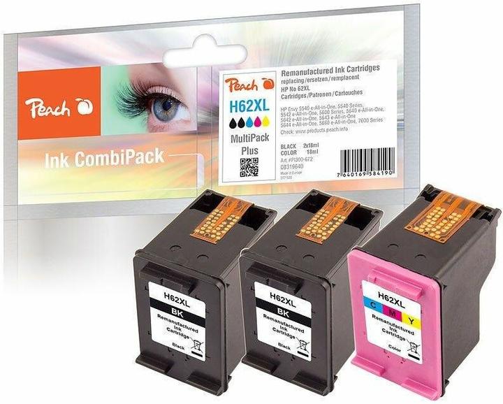Produktbild Peach 62XL Multipack Plus (Color, BK)