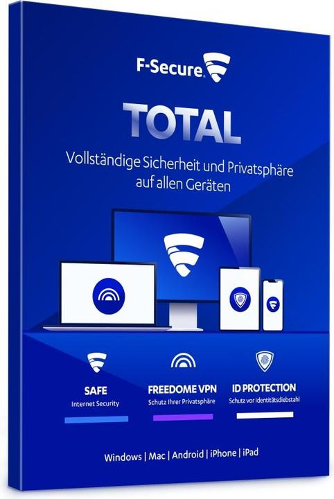 Actual product image F-Secure Total (1 User, 3 Devices/Users, 24 months)