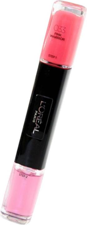 Produktbild L'Oréal Paris Lang anhaltender Infallible Duo Gel-Nagellack 033 Pink Warrior (033 Pink Warrior, Gel-Effekt Nagellack)