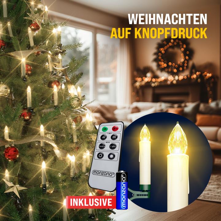 Produktbild Monzana Weihnachtsbaumkerzen (1 x)