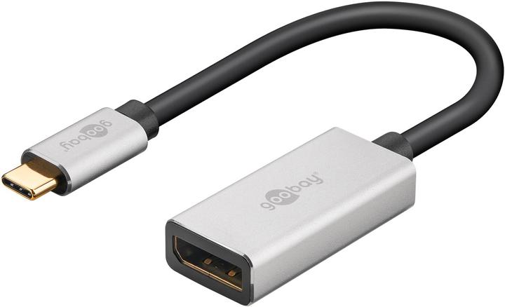 Actual product image Goobay USB-C to DisplayPort adapter (USB-C, 15 cm)