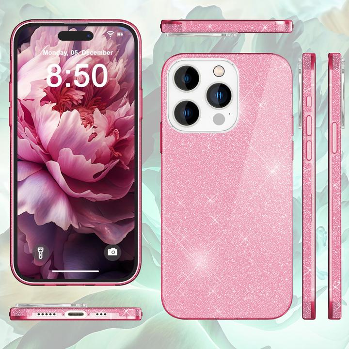 Immagine prodotto Nalia Copertina glitterata (Apple iPhone 15 Pro)