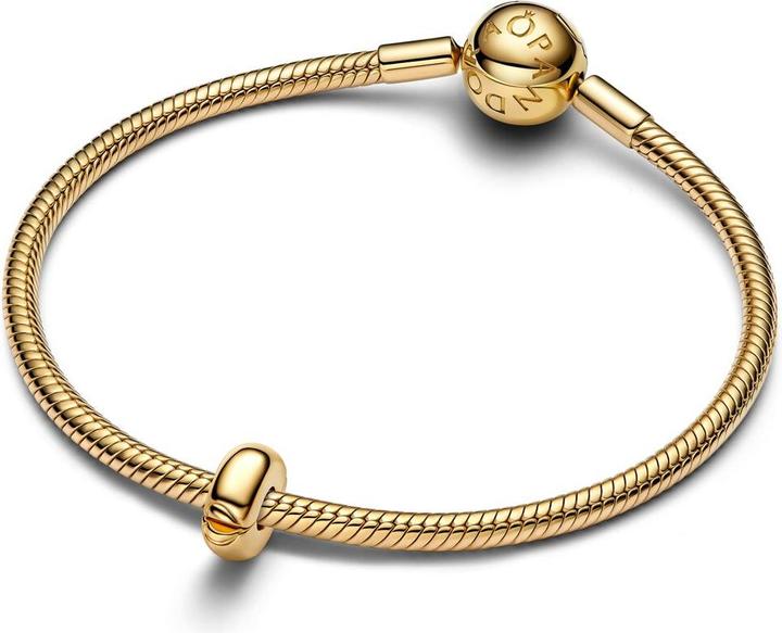 Produktbild Pandora Round Clip Charm (Metall, Vergoldet, Gold 585)