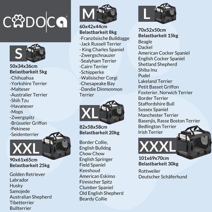 Actual product image Cadoca Transport box S, M, L, XL, XXL (Dog, Foldable)