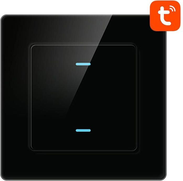 Avatto Smart Light Switch WiFi N-TS10-B2 2 Way TUYA (black)
