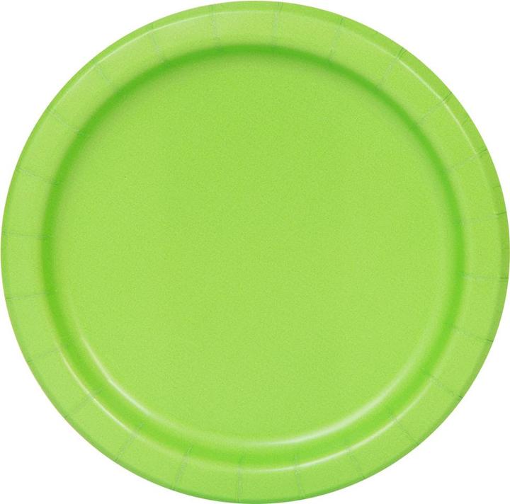 Produktbild Unique Grüne Pappteller 17cm (8Stk) (8 x)